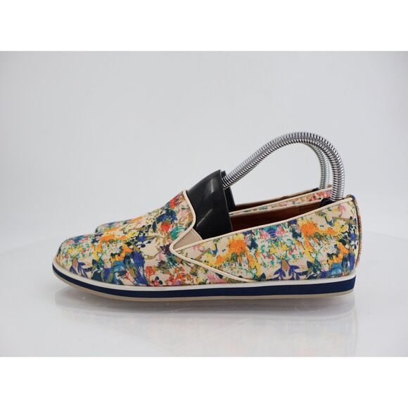 Rebecca Minkoff Loafers Women's Size 7 Sable Canvas Floral Print Slip On Shoes - Picture 4 of 11
